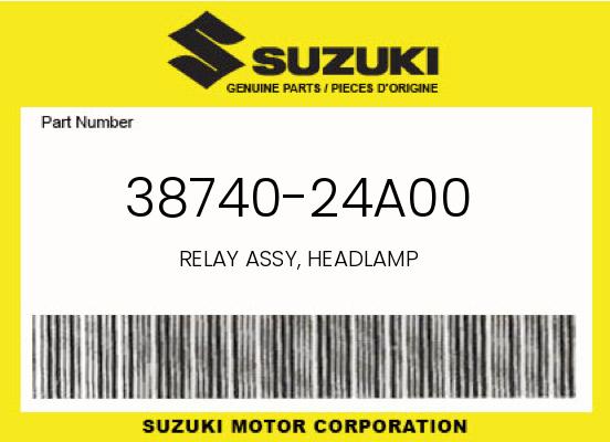 0 Suzuki OEM Part 38740-24A00