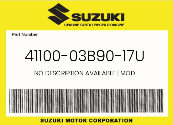 Suzuki OEM Frame 2002-2006 RM85 - 41100-03B90-17U undefined