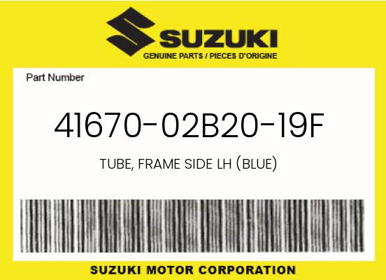 0 Suzuki OEM Part 41670-02B20-19F