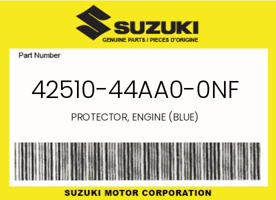 Suzuki OEM Engine Protector (Blue) - 42510-44AA0-0NF undefined