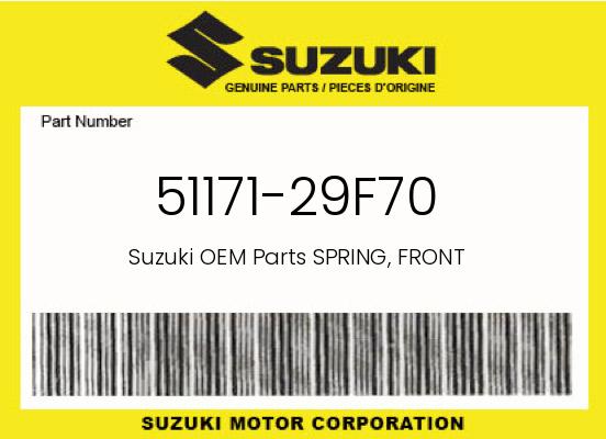 2014 Suzuki DRZ400SM OEM Part 51171-29F70