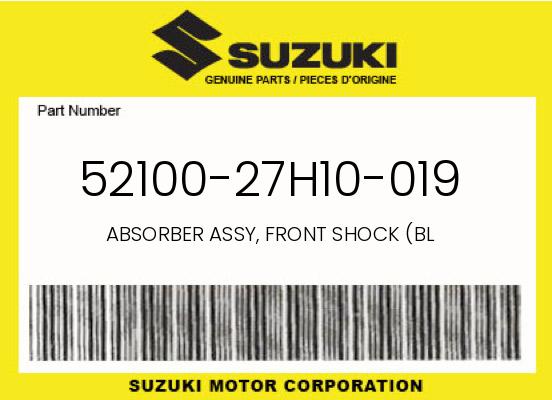 0 Suzuki OEM Part 52100-27H10-019