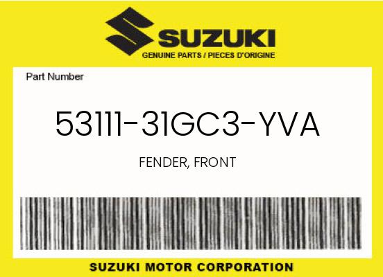 0 Suzuki OEM Part 53111-31GC3-YVA