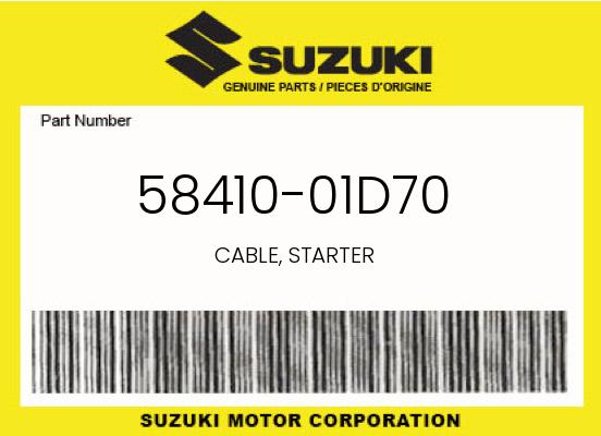 Suzuki OEM Starter Cable 2003-2009 GS500F - 58410-01D70 undefined