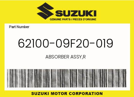0 Suzuki OEM Part 62100-09F20-019