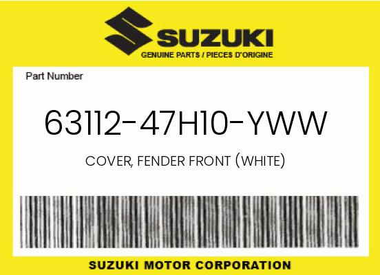 0 Suzuki OEM Part 63112-47H10-YWW
