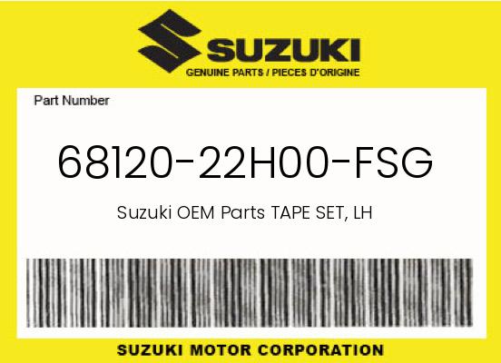0 Suzuki OEM Part 68120-22H00-FSG