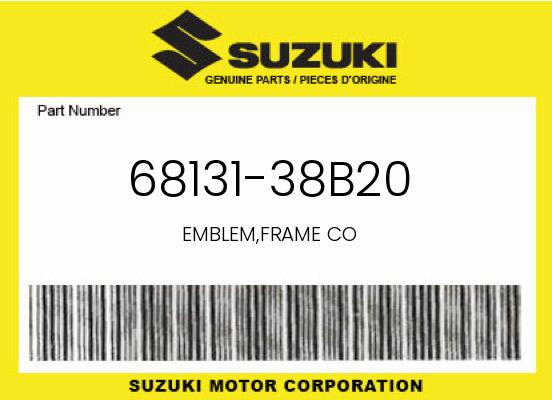 0 Suzuki OEM Part 68131-38B20