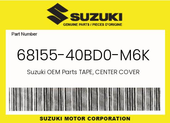 0 Suzuki OEM Part 68155-40BD0-M6K