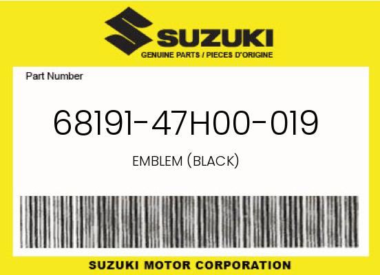0 Suzuki OEM Part 68191-47H00-019