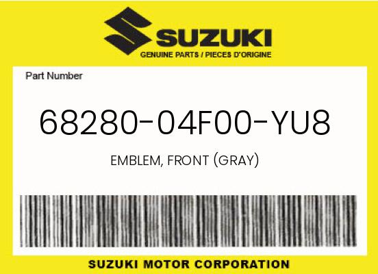 0 Suzuki OEM Part 68280-04F00-YU8