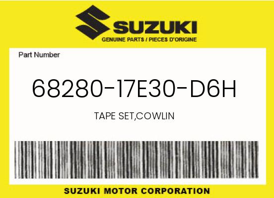 0 Suzuki OEM Part 68280-17E30-D6H