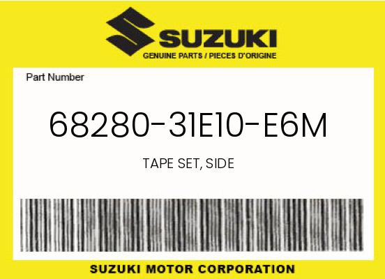 0 Suzuki OEM Part 68280-31E10-E6M