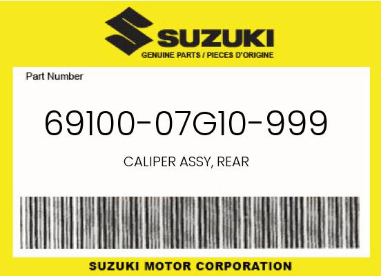 0 Suzuki OEM Part 69100-07G10-999