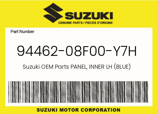 0 Suzuki OEM Part 94462-08F00-Y7H