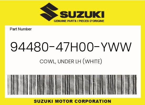 0 Suzuki OEM Part 94480-47H00-YWW