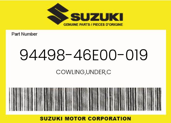 0 Suzuki OEM Part 94498-46E00-019