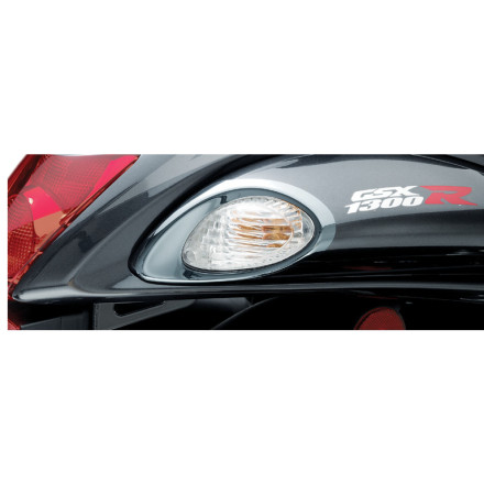 SUZ TAIL LIGHT COVERS BK CHROM SUZ TAIL LIGHT COVERS BK CHROM