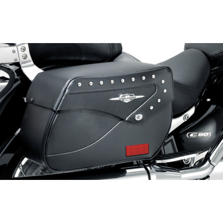SUZ LEATHER SADDLEBAGS STUDDED SUZ LEATHER SADDLEBAGS STUDDED