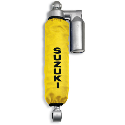 SUZUKI REAR SHOCK COVER YELLOW