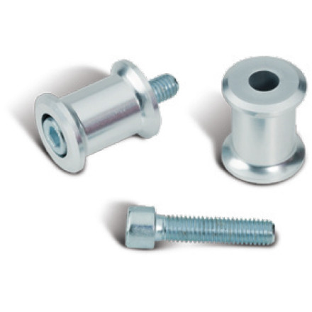 SUZ SWINGARM SPOOLS SILVER SUZ SWINGARM SPOOLS SILVER