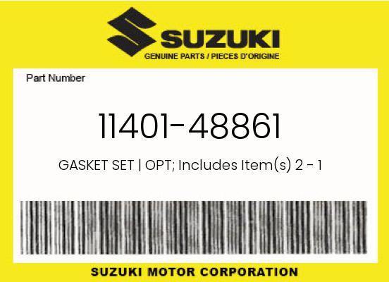GASKET SET | OPT; Includes Item(s) 2 - 15 undefined