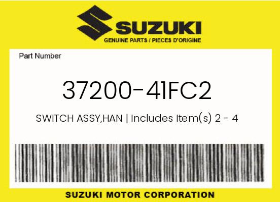 0 Suzuki OEM Part 37200-41FC2