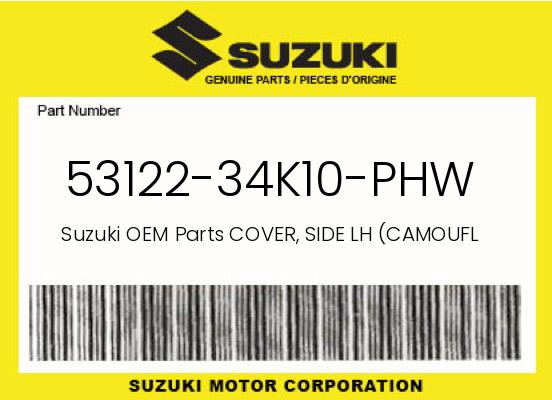 0 Suzuki OEM Part 53122-34K10-PHW