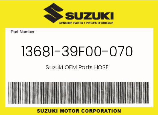 0 Suzuki OEM Part 13681-39F00-070