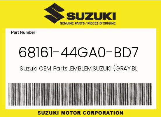 0 Suzuki OEM Part 68161-44GA0-BD7