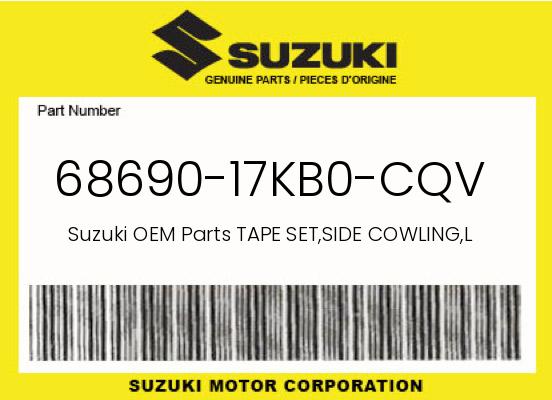 0 Suzuki OEM Part 68690-17KB0-CQV