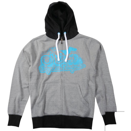 Troy Lee Designs Vintage Bike Fleece Zip Hoody [obs]