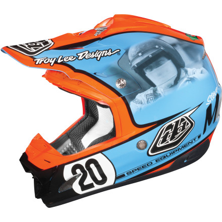 Troy Lee Designs 2012 Se3 Helmet - Mcqueen [obs]