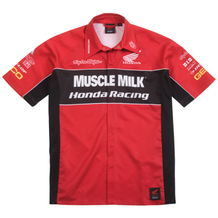 Troy Lee Designs Honda Team Pit Shirt - Clearance [obs]