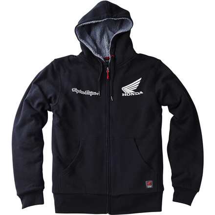 Troy Lee Designs Honda Wing Sherpa Zip Hoody Troy Lee Designs Honda Wing Sherpa Zip Hoody