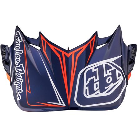 Troy Lee Designs 2017 SE4 Visor - Pinstripe Troy Lee Designs 2017 SE4 Visor - Pinstripe