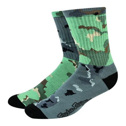 Troy Lee Designs Mixed Camo Crew Socks Troy Lee Designs Mixed Camo Crew Socks