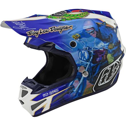 Troy Lee Designs 2019 SE4 Composite Helmet With MIPS - Malcolm Smith