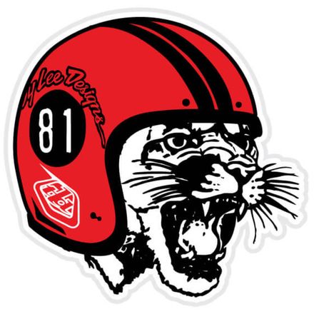 Troy Lee Designs Mad Kitty Sticker