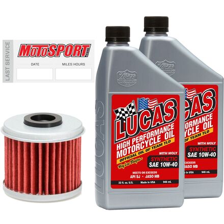 Turner Performance Products Lucas Full Synthetic With Moly Oil Change Kit