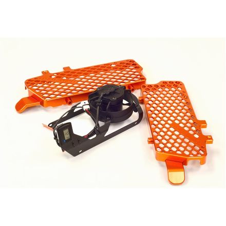 Trail Tech Fan Kit With Radiator Guards Trail Tech Fan Kit With Radiator Guards