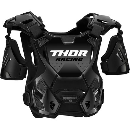 Knight Equipment Motocross Chest Protector - Adult Size Black Impact Vest For Motorcycle Riding