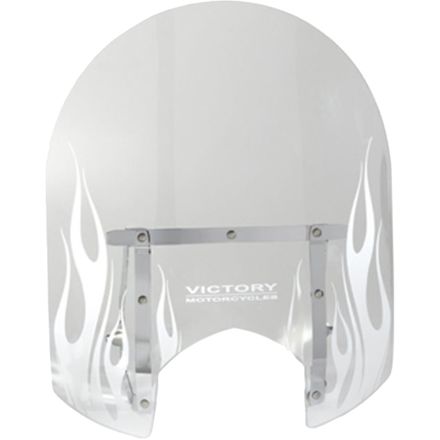 Victory Genuine Accessories Lock & Ride Windscreen With Flames Victory Genuine Accessories Lock & Ride Windscreen With Flames