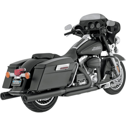 Vance & Hines Blackout Rounds Slip-On Exhaust Vance & Hines Blackout Rounds Slip-On Exhaust