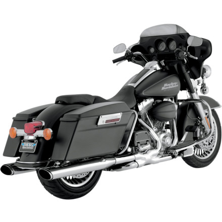 Vance & Hines Twin Slash Ovals Slip-On Exhaust