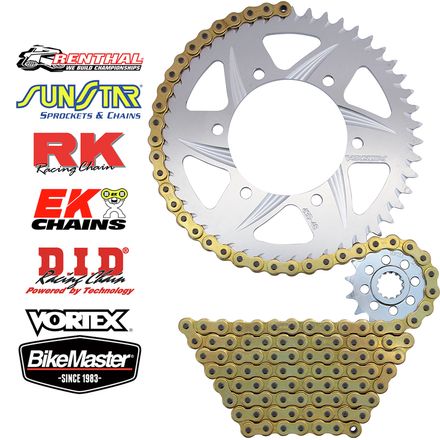 Vortex 520 Aluminum Sprocket And Chain Kit