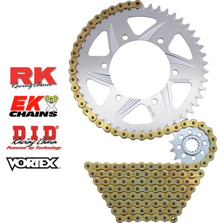 Motorcycle chain best sale and sprocket