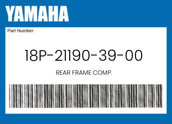 0 Yamaha OEM Part 18P-21190-39-00