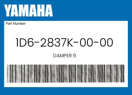 0 Yamaha OEM Part 1D6-2837K-00-00