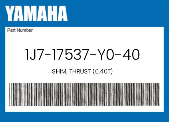 0 OEM Part 1J7-17537-Y0-40